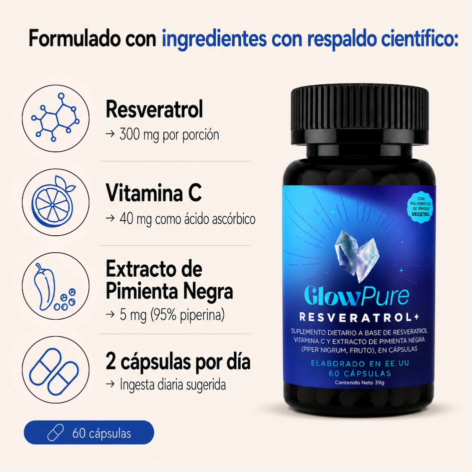 GlowPure Resveratrol+
